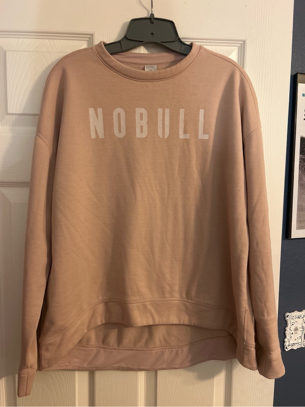 NOBULL Dusty Blush Logo Crewneck Sweatshirt